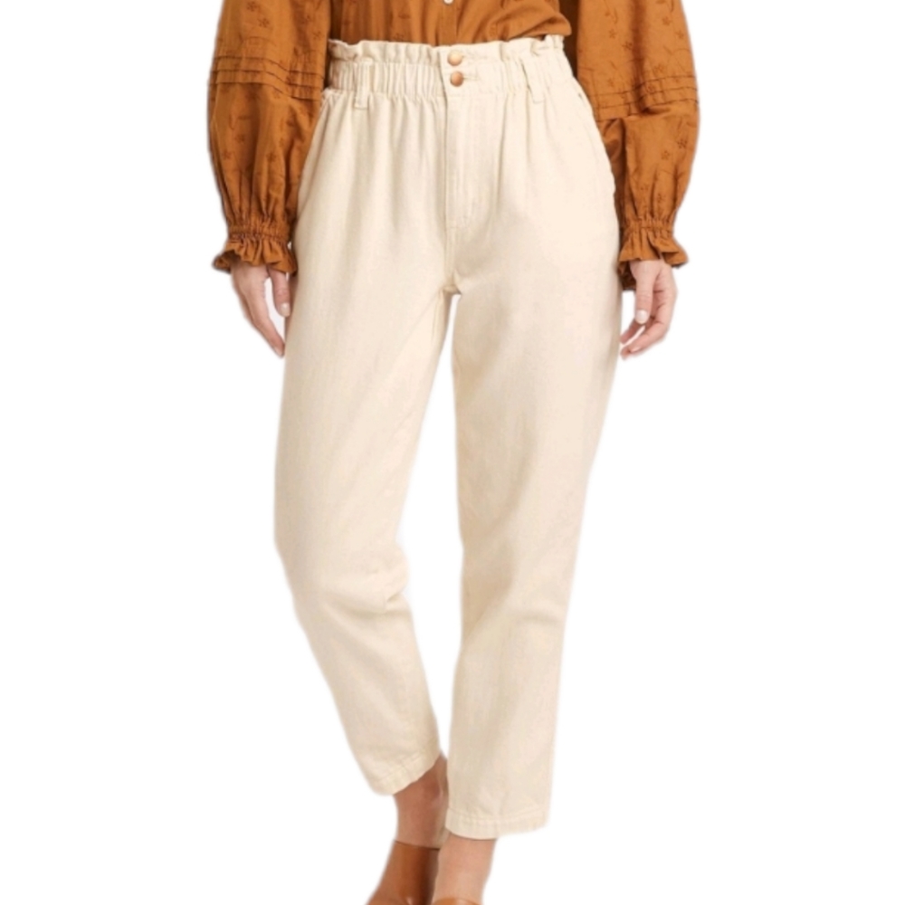 Women's High-Rise Paperbag Tapered Jeans | Universal Thread | 10